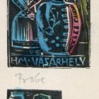 Ex-libris (bookplate) - Cseszkó HM Vásárhely