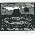 Ex-libris (bookplate) - dr. Kálmán Arady