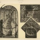 Design sheet - ironwork window, chest lock, cupboard handle