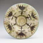 Ornamental plate - With tulip motifs