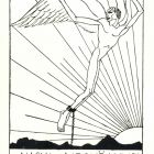 Ex-libris (bookplate) - Book of Lajos Nagy