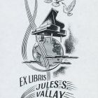 Ex-libris (bookplate) - Jules S. Vallay