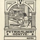 Ex-libris (bookplate) - Albert Petrik