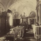 Exhibition photograph - reconstruction of the 17 th century nobiliary room, at the Millennial Exhibition, on the floor of the historical section of the renaissance buildings (LI.room)