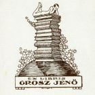 Ex-libris (bookplate) - Jenő Grosz