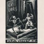 Ex-libris (bookplate) - Dr. József Árva