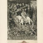 Ex-libris (bookplate) - Siegfried Wagner