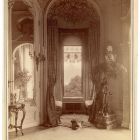 Interior photograph - window bay of the salon in the Emmer Palace, Buda (Bem embankment 8.)