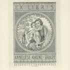 Ex-libris (bookplate) - Anneliese Khünl-Brady