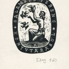 Ex-libris (bookplate) - From the library of Ferenc Galambos