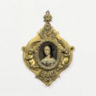 Miniature portrait - portarit of an uknown young lady