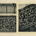 Design sheet - stair and altar door ironwork from the Royal Palace