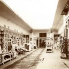 Exhibition photograph - detail of the room of Hungarian cottage industry towards the room of ceramics, Milan Universal Exposition 1906