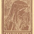 Ex-libris (bookplate) - Mary Cree Guthrie