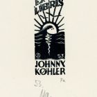 Ex-libris (bookplate) - Johnny Kohler