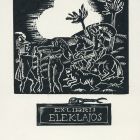 Ex-libris (bookplate) - Lajos Elek