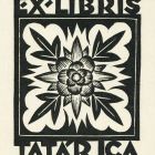 Ex-libris (bookplate) - Ica Tatár