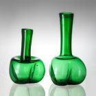 Pair of ornamental vases - Award-winning pieces of the II. Jablonec International Glass and Ceramics Triennial 1976.