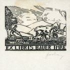 Ex-libris (bookplate) - Imre Bauer