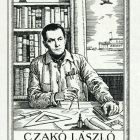 Ex-libris (bookplate) - From the books of László Czakó