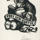 Ex-libris (bookplate) - The book of Sári Fery