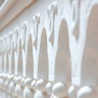 Architectural photograph - balustrade in the exhibition hall, Museum of Applied Arts