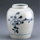 Small vase - With stylized floral decoration