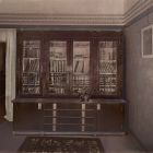 Exhibition photograph - bookcase of a drawing room, Exhibition of Interior Design 1911