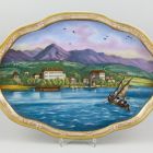 Tray (part of a set) - Coffee service with scenes of Balatonfüred and Tihany