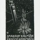 Ex-libris (bookplate) - Transylvanian books by Dr. Kálmán Arady