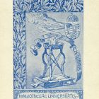 Ex-libris (bookplate) - Bibliothecae Universitatis Kolozsvár