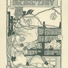 Ex-libris (bookplate) - Book of Zsófi Abelsberg