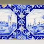 Tile - Wall tiles depicting scenes on the beach