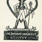 Ex-libris (bookplate) - The book of Károly Várkonyi