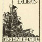 Ex-libris (bookplate) - Dr. Gyula Kenczler