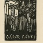 Ex-libris (bookplate) - Dénes Gábor