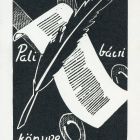 Ex-libris (bookplate) - The book of uncle Pali