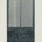Ex-libris (bookplate) - Victoris Emanuelis Tertii