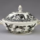 Tureen with lid - Part of the hunting service of Charles VI, Holy Roman Emperor