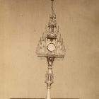 Photograph - late Gothic monstrance from the collection of the Roman Catholic church of Felka, at the Exhibition of Applied Arts, 1876