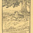 Ex-libris (bookplate) - Magda and Róbert Beck
