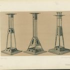 Design sheet - design for candlesticks