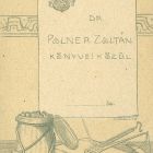 Ex-libris (bookplate) - From the books of Dr. Zoltán Polner