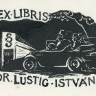 Ex-libris (bookplate) - Dr. István Lustig