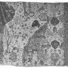 Photograph - fragment of a Persian carpet from Ferenc Hatvany's collection