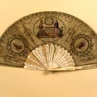 Fan - with the portrait of Emperor Ferdinand I and Archduke Charles