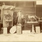 Photograph - Exhibition detail, decorative sculpture at the exhibition of the National Royal Hungarian School of Applied Arts, 1905