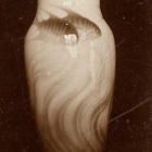 Photograph - Porcelain vase, painted decoration, fish on top, waving seaweed underneath