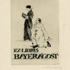 Ex-libris (bookplate) - Ágost Bayer