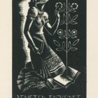 Ex-libris (bookplate) - Book of Erzsébet Demeter